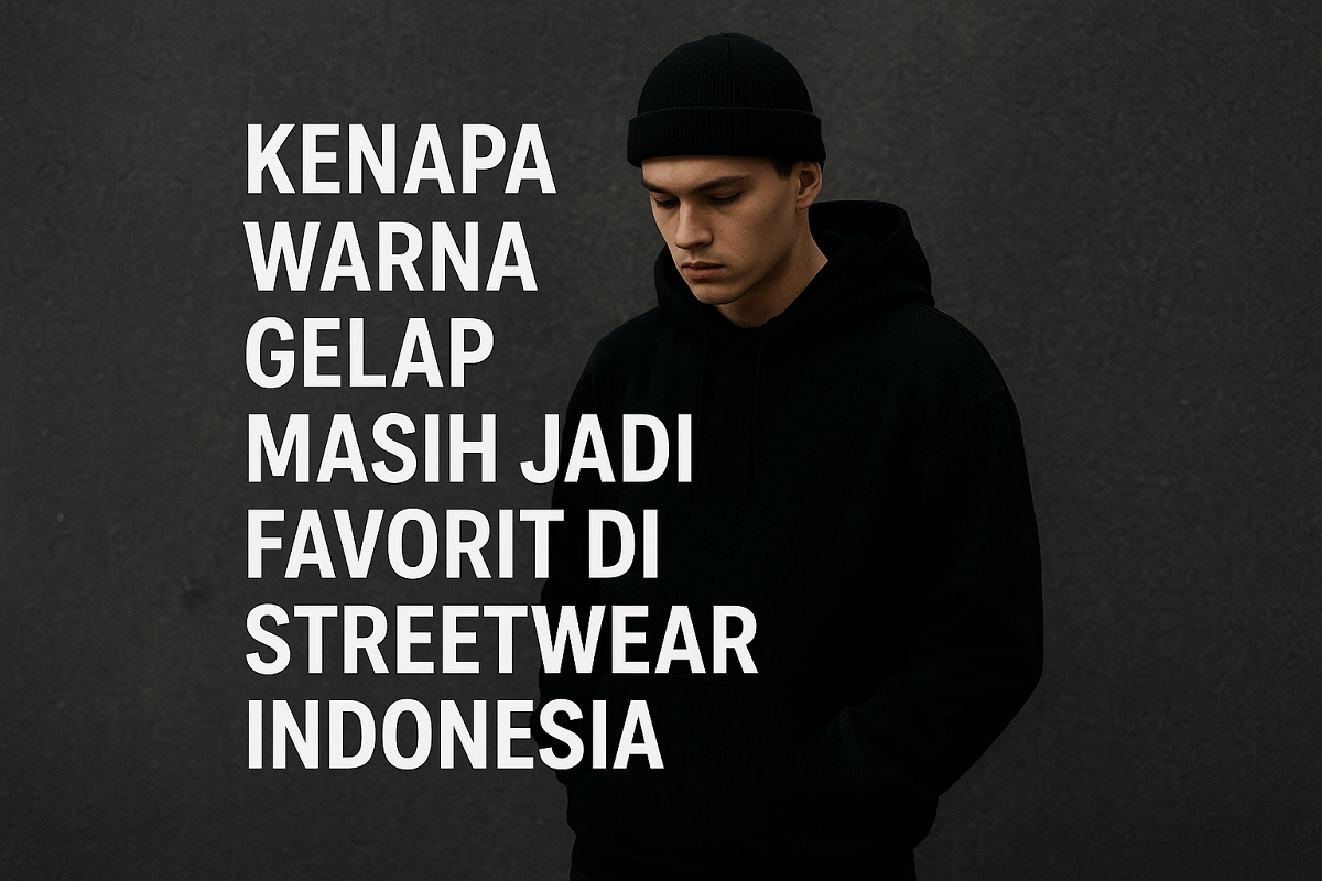 Kenapa Warna Gelap Masih Jadi Favorit di Streetwear Indonesia